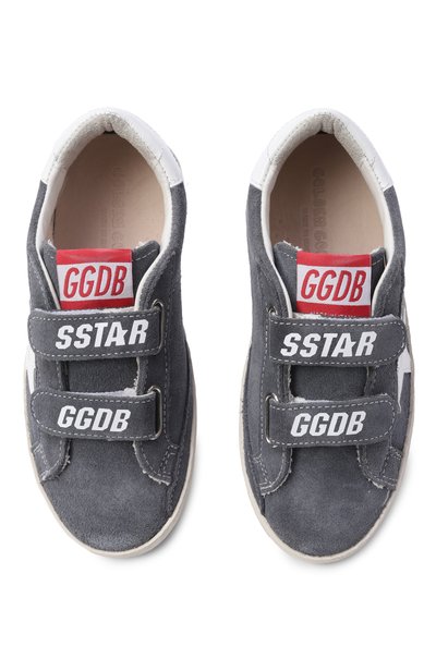 Замшевые кеды old school GOLDEN GOOSE DELUXE BRAND серого цвета по цене 29950 руб., арт. GYF00111.F008036.50669, фото 4 Замшевые кеды old school GOLDEN GOOSE DELUXE BRAND, арт. GYF00111.F008036.50669, фото 4