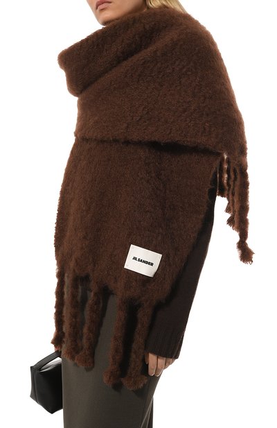 Шерстяной шарф JIL SANDER, арт. J52TE0006/J40041, фото 2