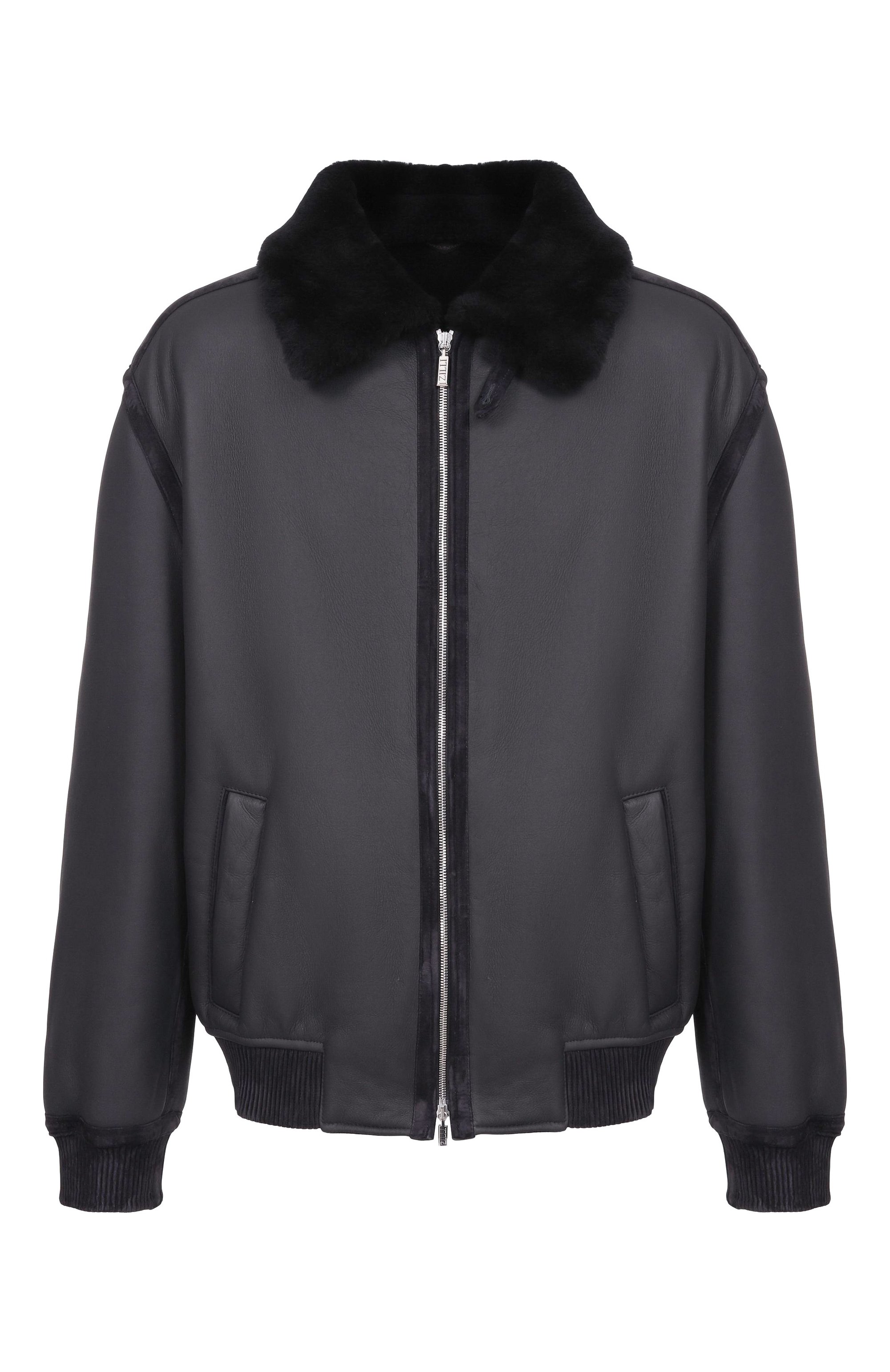 Дубленка ZILLI темно-синего цвета по цене 1500000 руб., арт. ASCA00M1969VFRI00_001, фото 1 Дубленка ZILLI, арт. ASCA00M1969VFRI00_001, фото 1