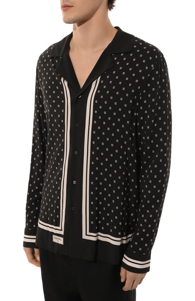 Рубашка из вискозы BALMAIN, арт. BH1HS195/XG43, фото 3