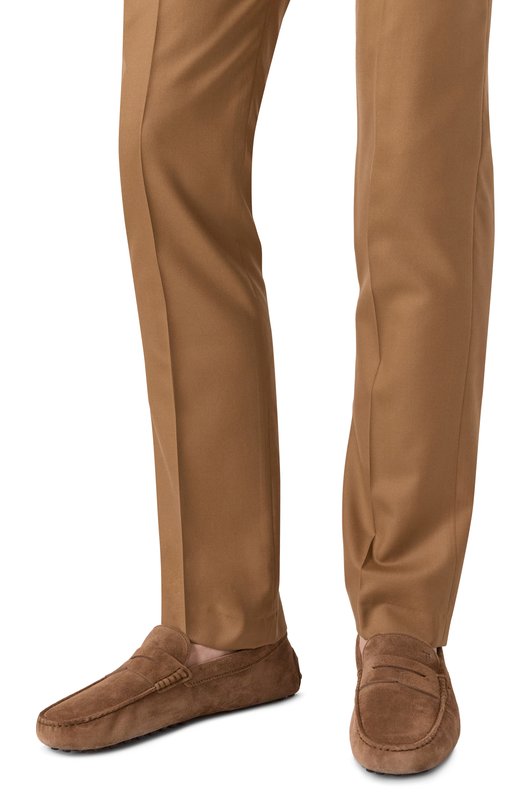 Замшевые мокасины Gommino Tod’s XXM22L00010/RE0 Коричневый  XXM22L00010/RE0 Фото 3