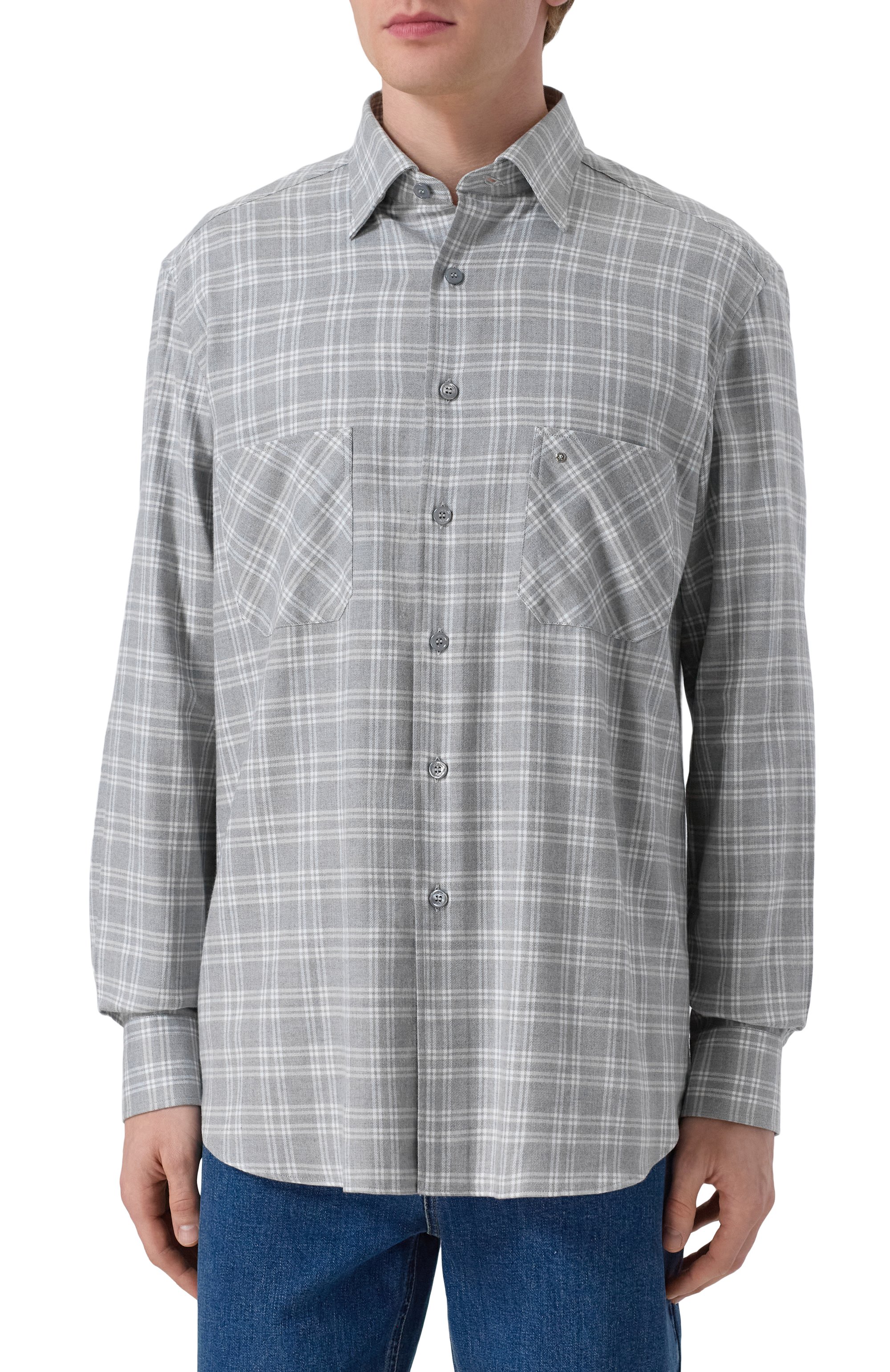 Рубашка из хлопка и лиоцелла STEFANO RICCI, арт. SP008058/BN2821, фото 3