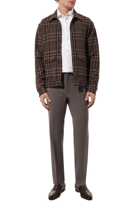 Хлопковая сорочка Zegna UB360A5/B766 Белый  UB360A5/B766 Фото 2