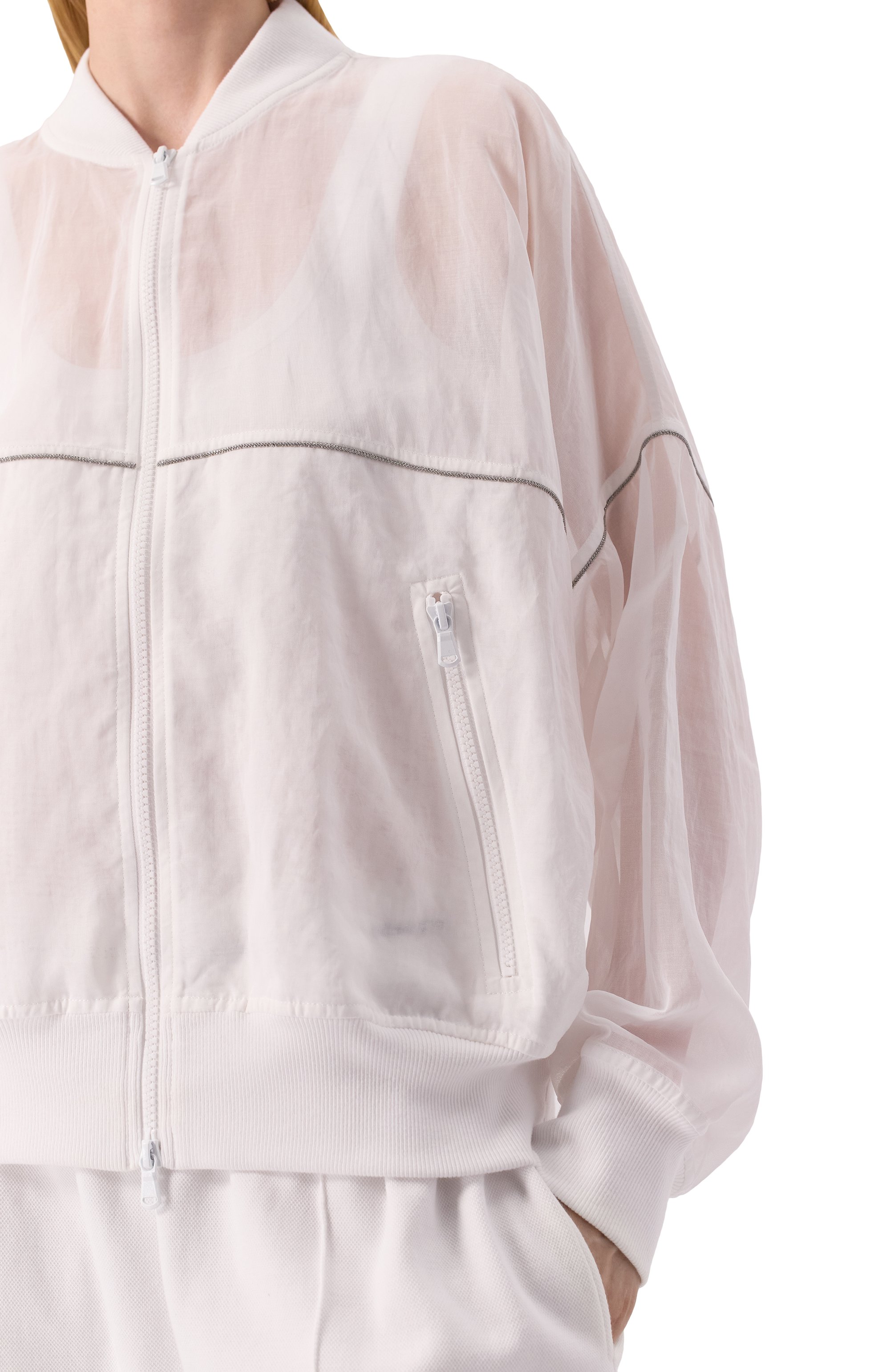 Хлопковый бомбер BRUNELLO CUCINELLI, арт. MH911VE706, фото 5