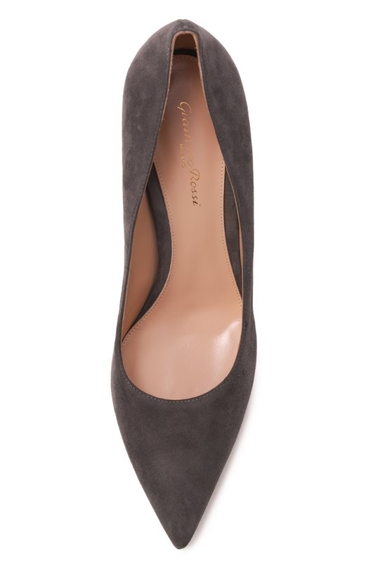 Замшевые туфли Gianvito 85 Gianvito Rossi G24580.85RIC.CAMLAPI Серый  G24580.85RIC.CAMLAPI Фото 6