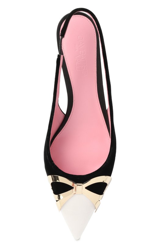 Бархатные туфли Giambattista Valli 25FWKVLIS258/58VES Чёрный  25FWKVLIS258/58VES Фото 6