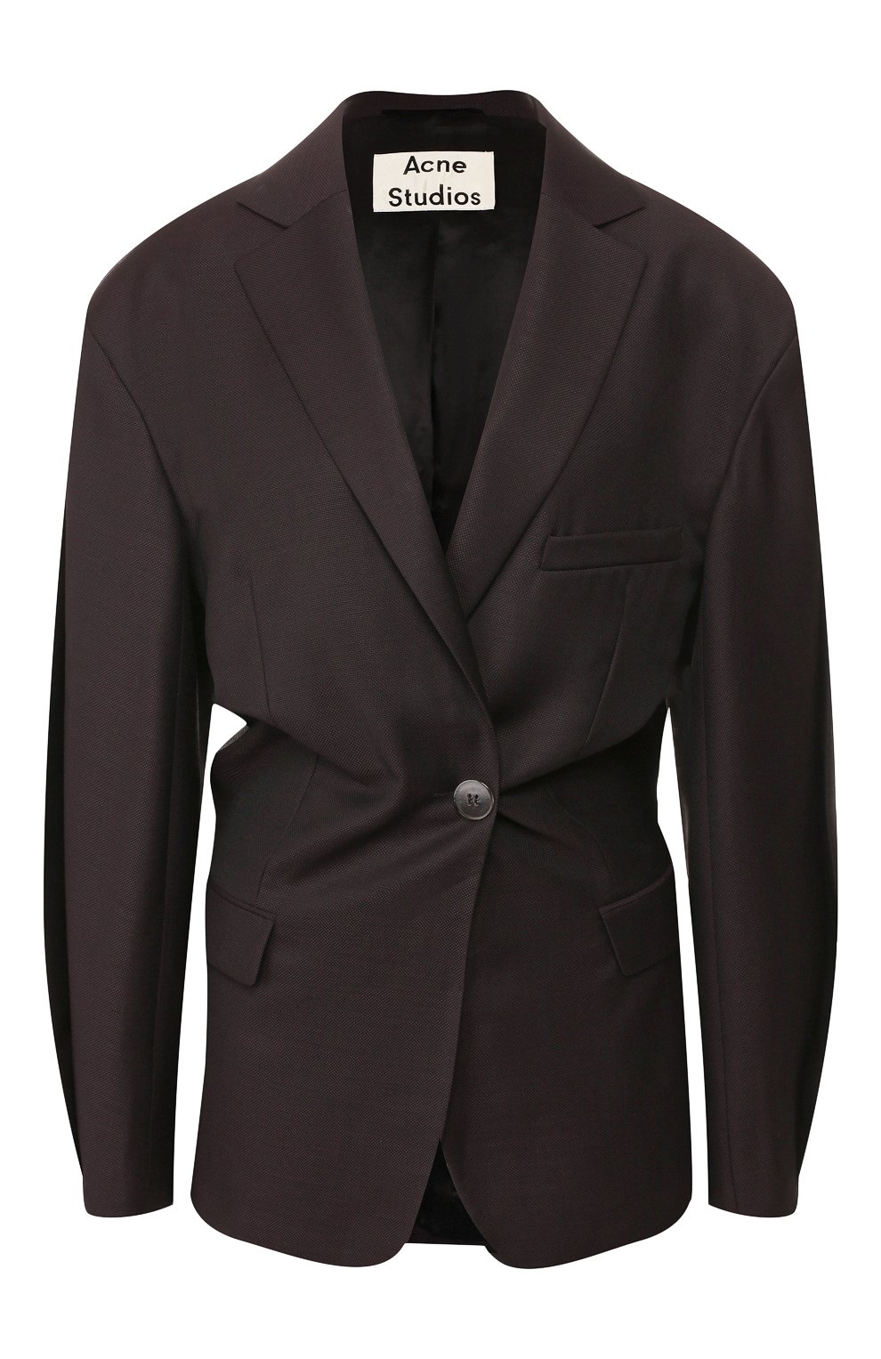 Жакет ACNE STUDIOS фиолетового цвета по цене 67100 руб., арт. AH0053, фото 1 Жакет ACNE STUDIOS, арт. AH0053, фото 1