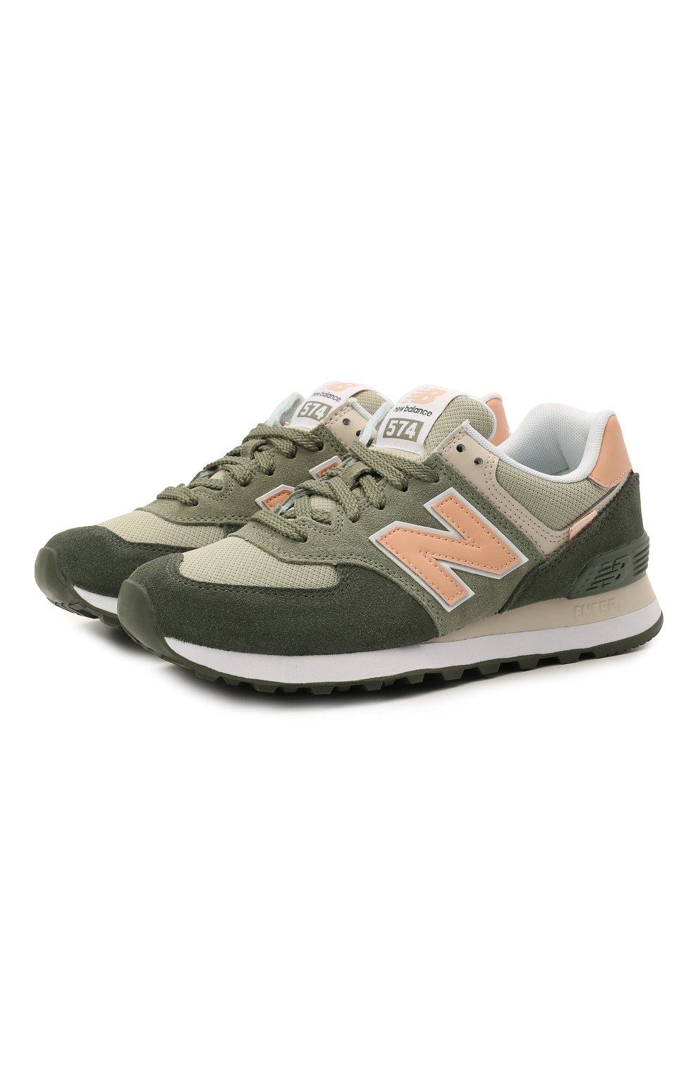 Комбинированные кроссовки 574 classic NEW BALANCE, арт. WL574SZ2/B, фото 1