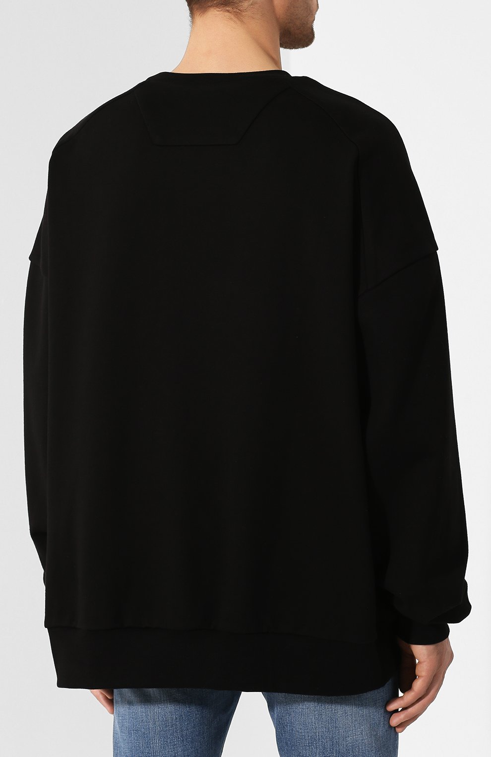 Хлопковый свитшот JUUN.J черного цвета по цене 25500 руб., арт. JC9341P265, фото 4 Хлопковый свитшот JUUN.J, арт. JC9341P265, фото 4
