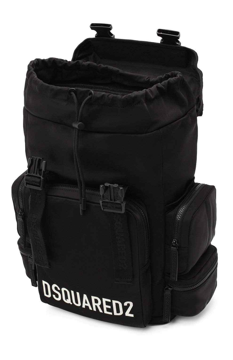 Текстильный рюкзак DSQUARED2 черного цвета по цене 81900 руб., арт. BPM0049 11702365, фото 3 Текстильный рюкзак DSQUARED2, арт. BPM0049 11702365, фото 3
