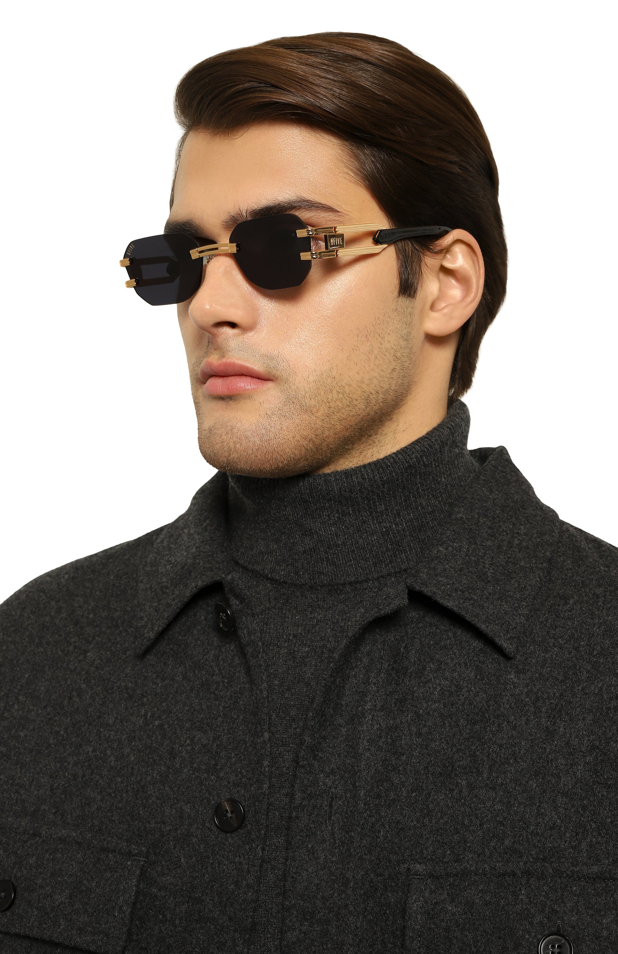 Солнцезащитные очки 9FIVE, арт. R0YALS LITE-BLACK/G0LD, фото 3