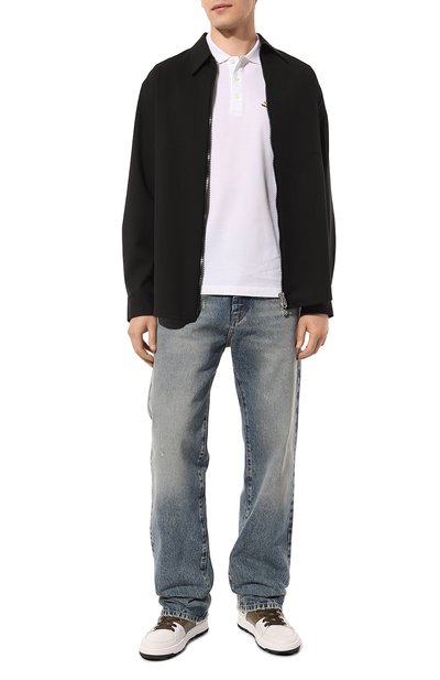 Кожаные кеды ROBERTO CAVALLI, арт. 20727 B, фото 2