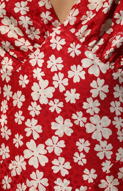 Шелковое платье MIU MIU, арт. MF4530-10LD-F057S, фото 5