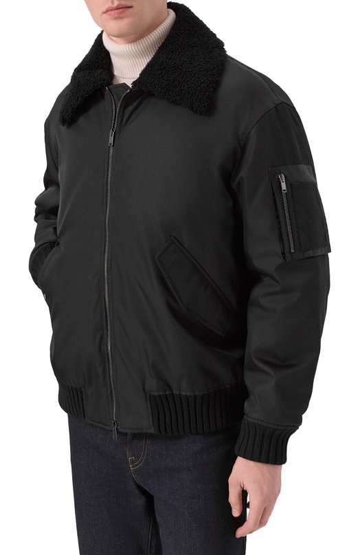 Утепленный бомбер MVST M25.1PM.0004/NIPALY ZER0 Чёрный  M25.1PM.0004/NIPALY ZER0 Фото 3