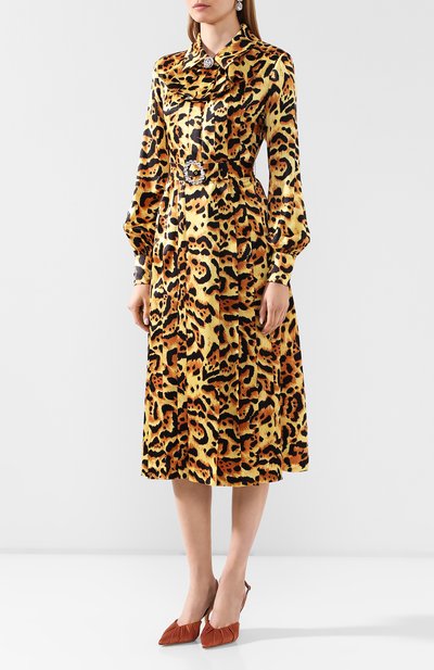 Шелковое платье ALESSANDRA RICH, арт. FAB2026-F2730, фото 3