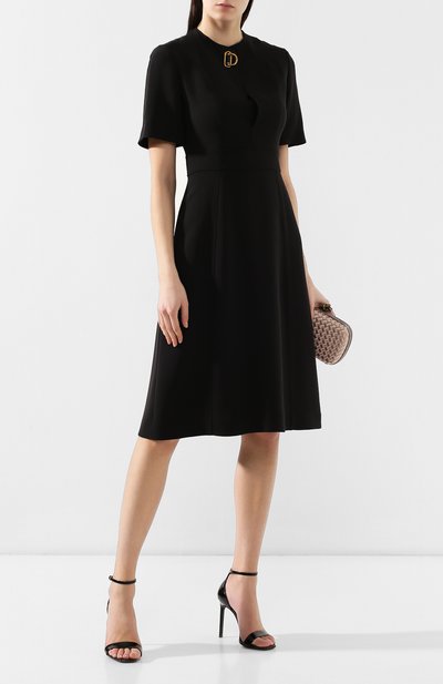 Платье из смеси шелка и шерсти BURBERRY, арт. 8007399, фото 2