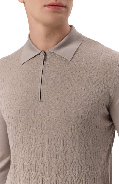 Поло из шерсти и шелка ZILLI, арт. KZP001M0230VRHB00, фото 5