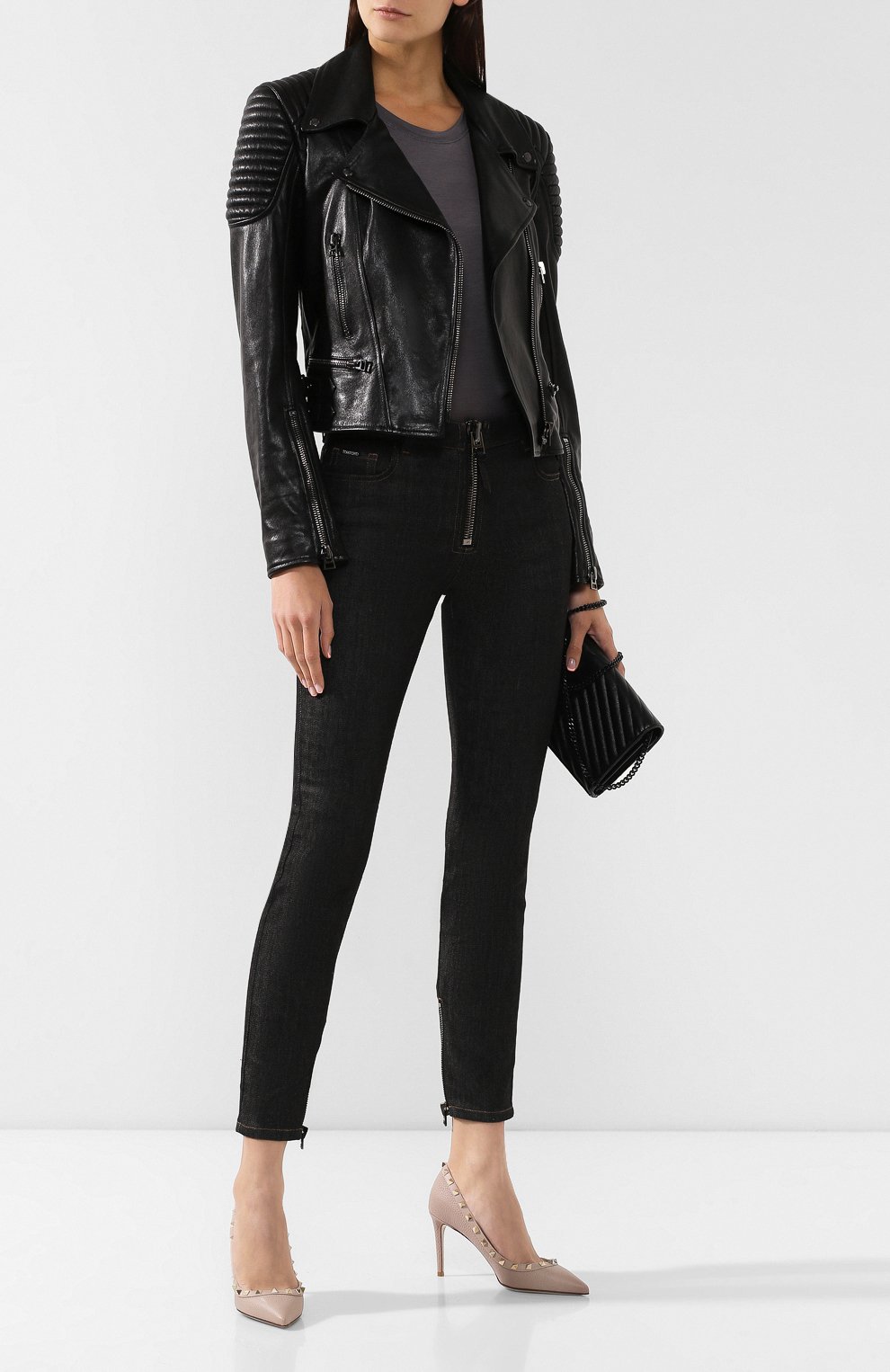 Кожаные туфли rockstud VALENTINO, арт. SW0S0A04/VCE, фото 2