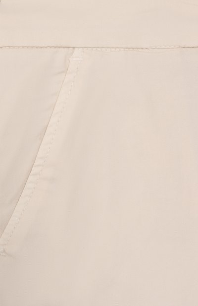 Хлопковые шорты PAOLO PECORA MILANO кремового цвета по цене 11650 руб., арт. PP3998/6-12, фото 3 Хлопковые шорты PAOLO PECORA MILANO, арт. PP3998/6-12, фото 3