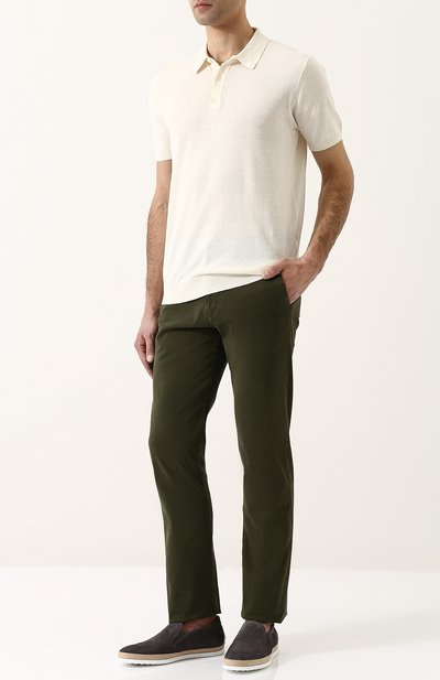 Замшевые слипоны с отделкой TOD’S, арт. XXM0TV0K900RE0B408, фото 2