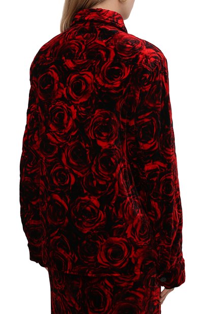 Куртка из вискозы и шелка DRIES VAN NOTEN, арт. 212-010522-3501, фото 4
