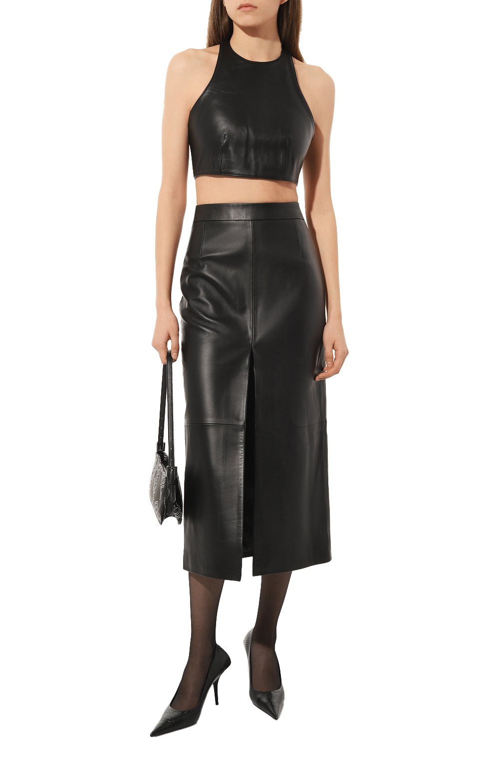 Кожаный топ MAINLESS, арт. T22-01-02-BL, фото 2