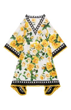 Детская хлопковая туника DOLCE & GABBANA разноцветного цвета, арт. LB7A14/G7K3T | Фото 1 (Рукава: Длинные; Материал сплава: Проставлено; Материал внешний: Хлопок; Драгоценные камни: Проставлено; Ростовка одежда: 16 лет | 164 см, 10 - 11 лет | 140 - 146см, 13 - 15 лет | 158 см)