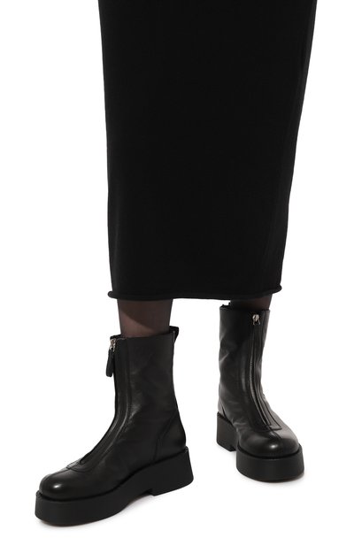 Кожаные ботинки peg PREMIATA черного цвета по цене 57100 руб., арт. M6193/NAPPA+M0NT0NE, фото 3 Кожаные ботинки peg PREMIATA, арт. M6193/NAPPA+M0NT0NE, фото 3