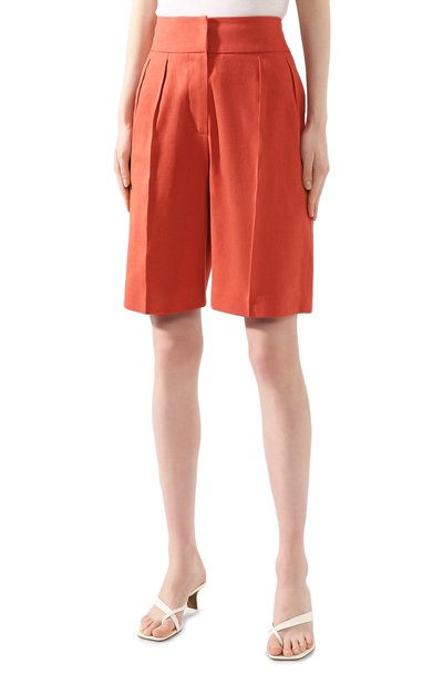 Шорты из смеси льна и хлопка BRUNELLO CUCINELLI, арт. MF591P7262, фото 3