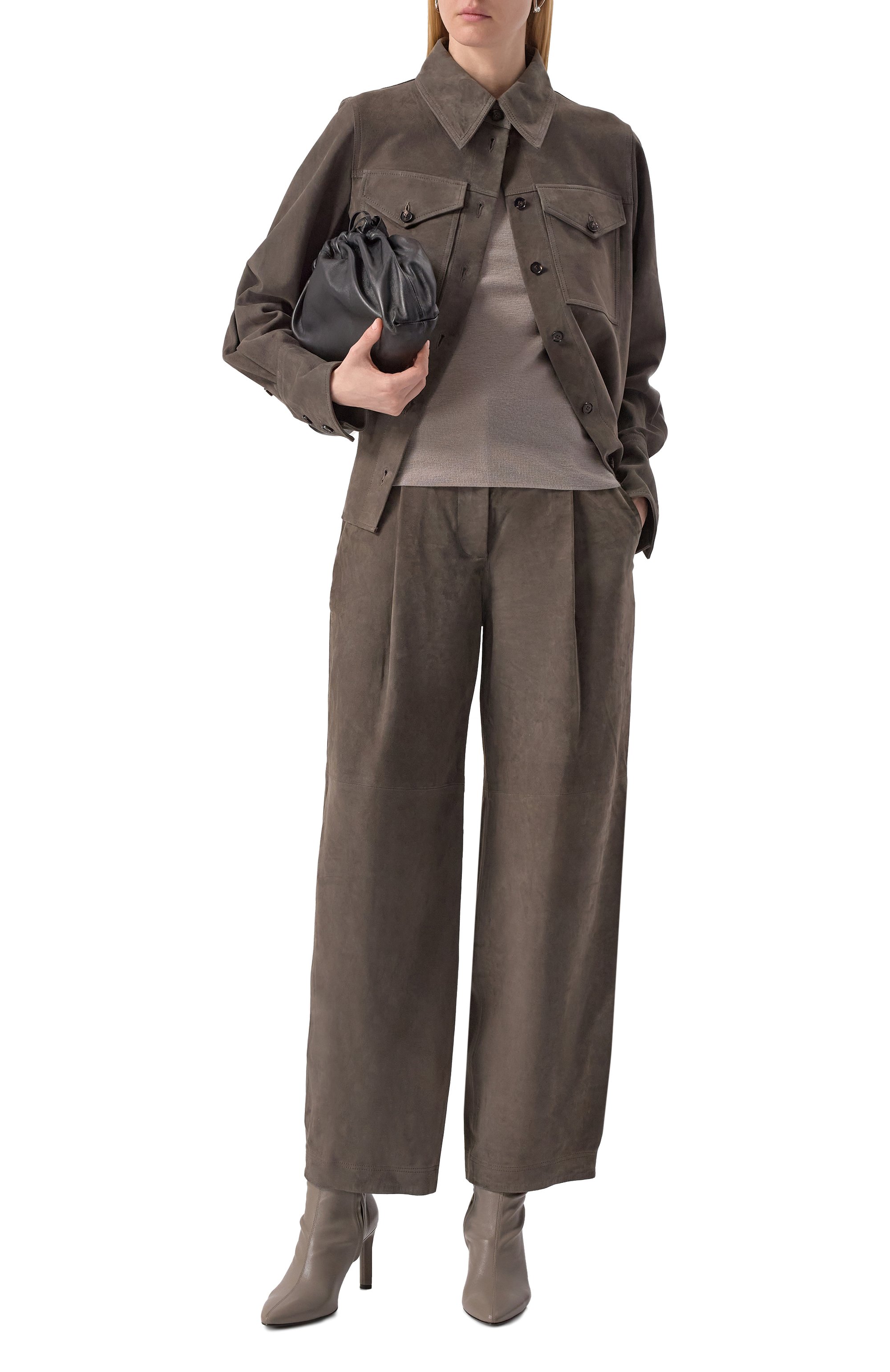 Кашемировый топ CO бежевого цвета по цене 51500 руб., арт. 8200BCM-S25, фото 2 Кашемировый топ CO, арт. 8200BCM-S25, фото 2