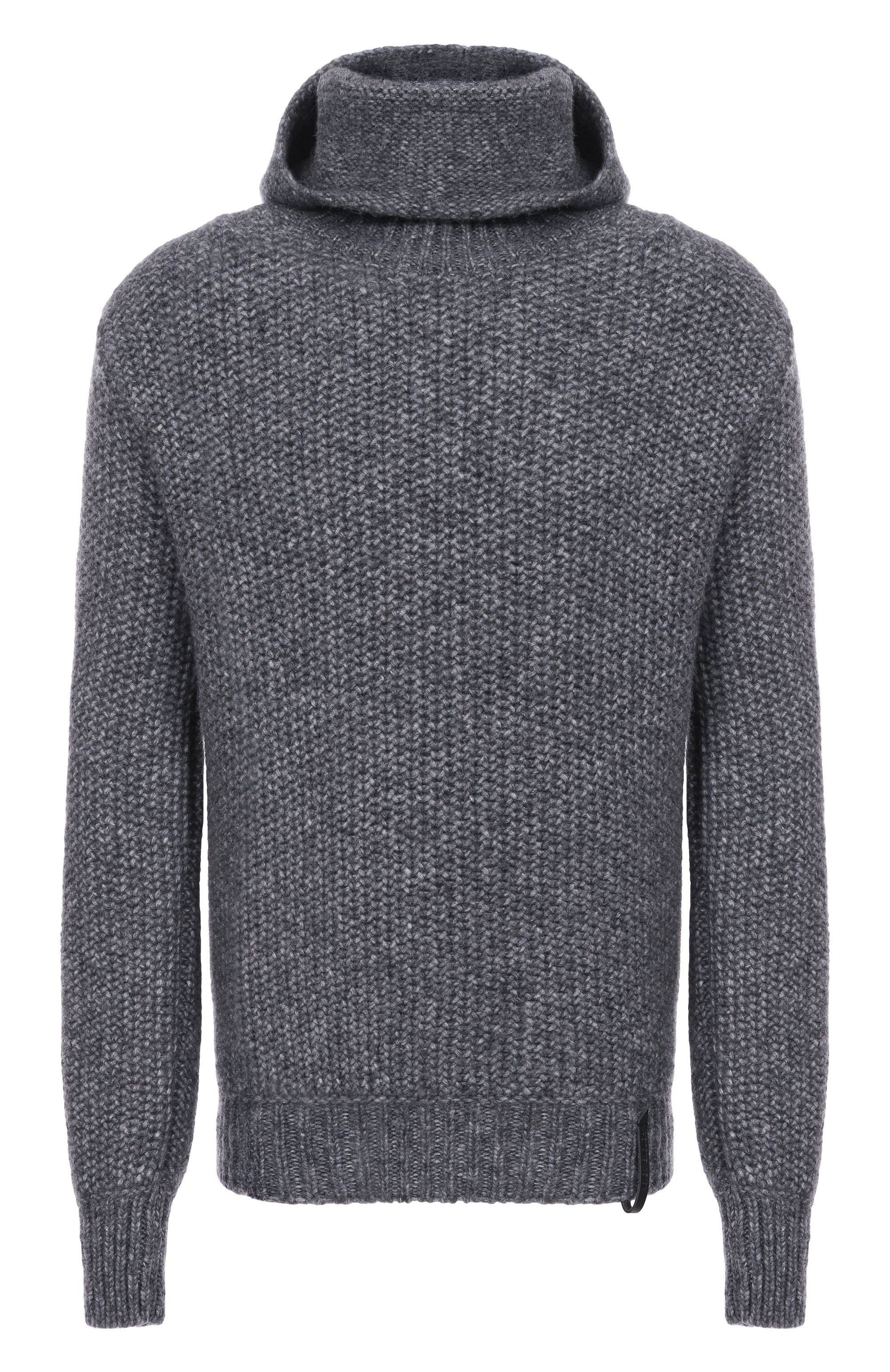 Свитер из хлопка и шерсти NEVER ENOUGH темно-серого цвета по цене 52100 руб., арт. MKN054, фото 1 Свитер из хлопка и шерсти NEVER ENOUGH, арт. MKN054, фото 1