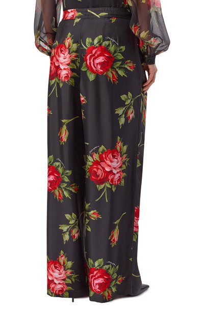 Шелковые брюки DOLCE & GABBANA, арт. FTDIVT/IS11G, фото 4