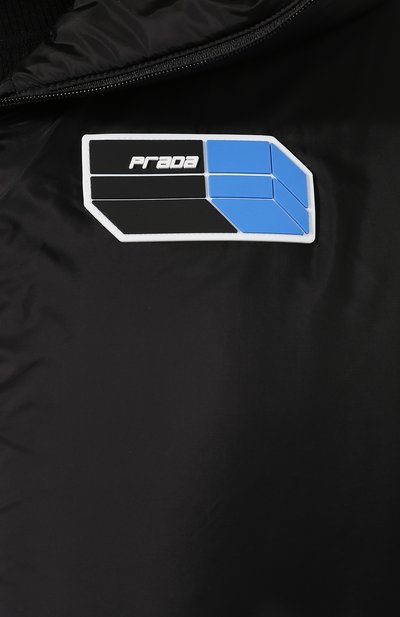 Пуховая куртка на кнопках с капюшоном PRADA, арт. SGN904-1SAN-F0002, фото 5