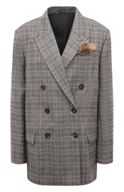 Женский жакет из шерсти и кашемира BRUNELLO CUCINELLI, арт. MD5132341P
