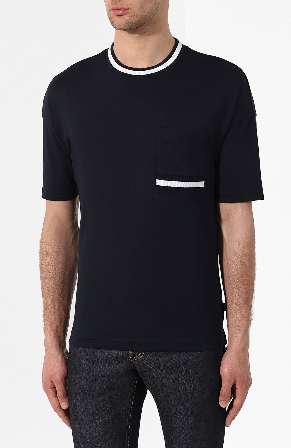 Хлопковая футболка BOSS, арт. 50409654, фото 3