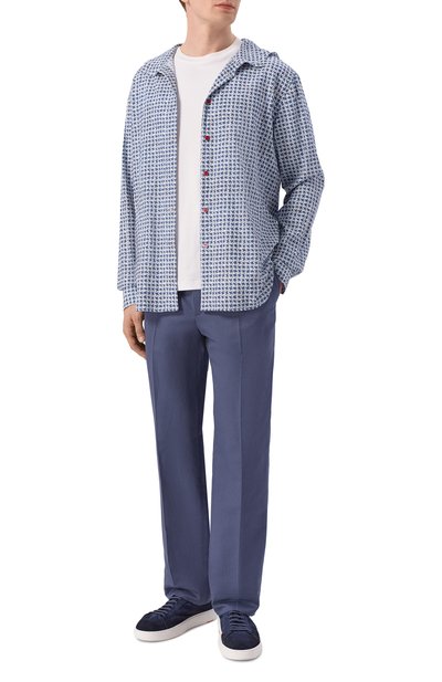 Мужская хлопковая рубашка KITON, арт. UMCMARH08909