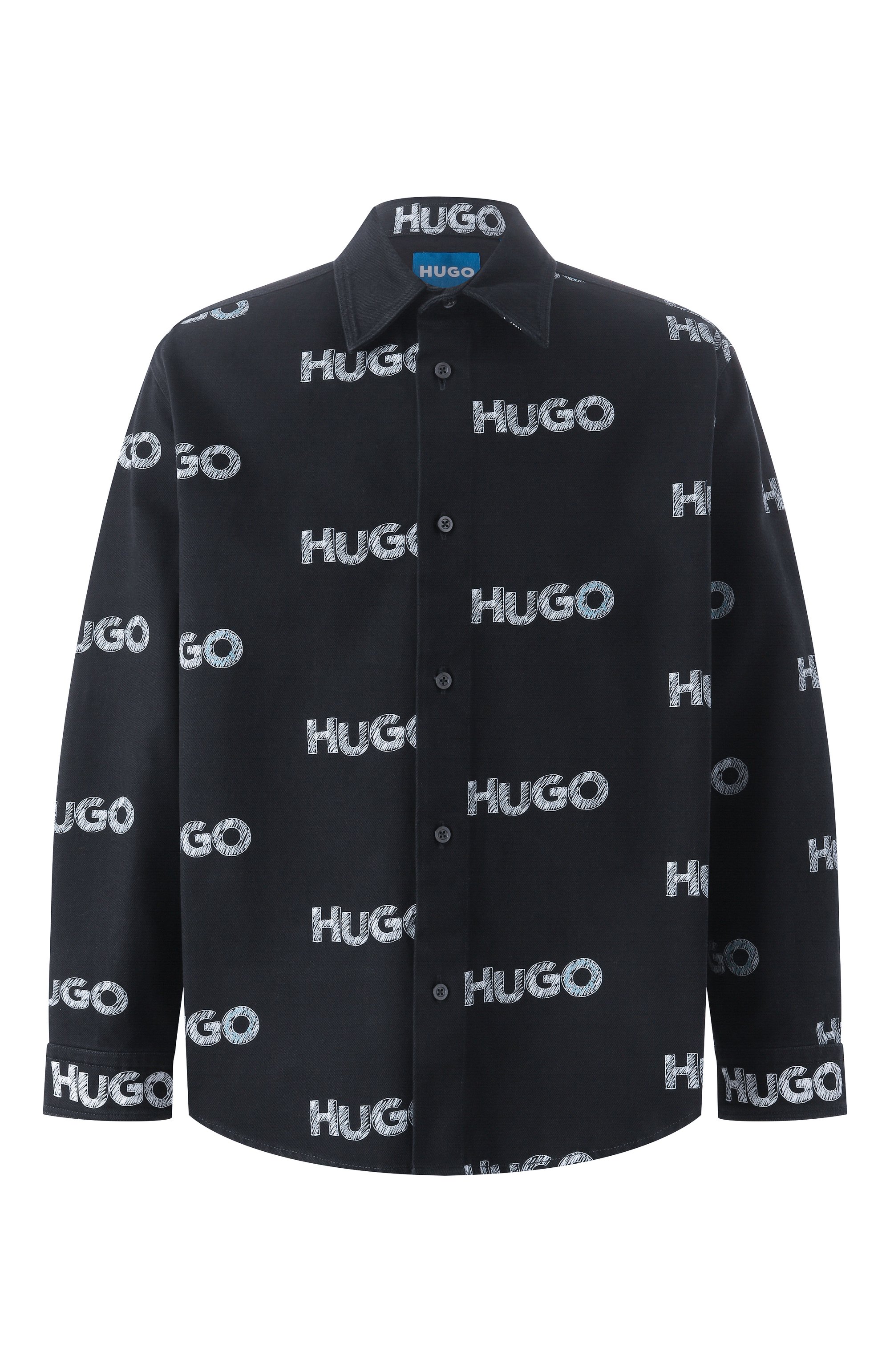 Хлопковая куртка-рубашка HUGO BLUE, арт. 50534186, фото 1