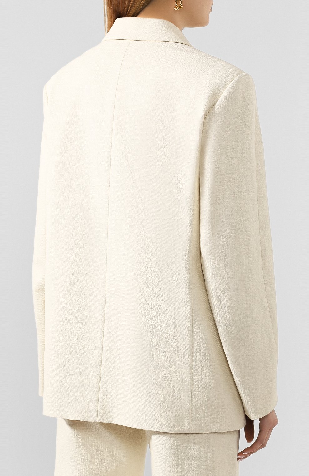 Жакет из хлопка TOTEME, арт. L0RE0 202-111-713, фото 4