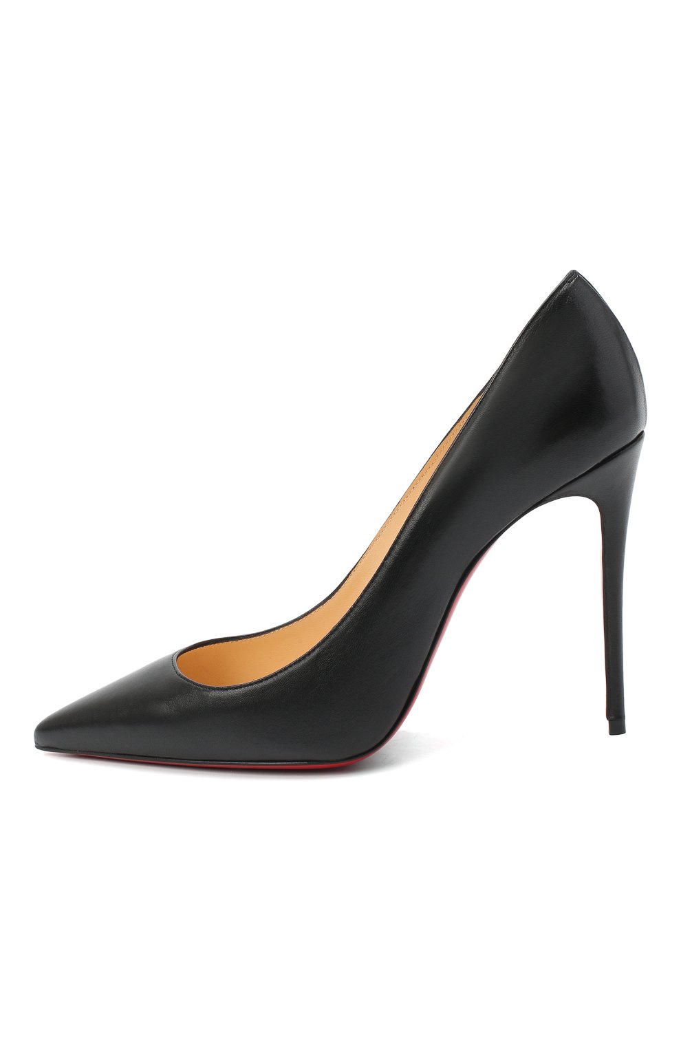 Кожаные туфли kate 100 CHRISTIAN LOUBOUTIN черного цвета по цене 49550 руб., арт. kate 100 nappa shiny, фото 3 Кожаные туфли kate 100 CHRISTIAN LOUBOUTIN, арт. kate 100 nappa shiny, фото 3