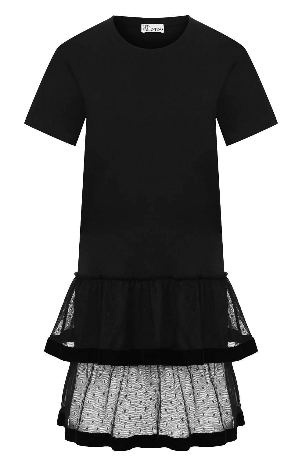 Хлопковое платье REDVALENTINO, арт. SR0MJ03G/4QB, фото 1