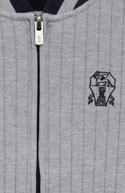Хлопковая толстовка BRUNELLO CUCINELLI, арт. BTU20E129B, фото 3