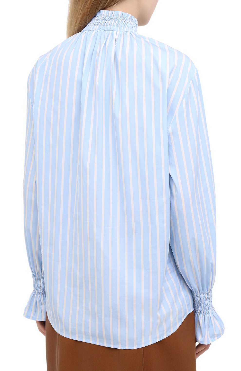 Хлопковая рубашка MSGM, арт. 2943MDE01 207602, фото 4