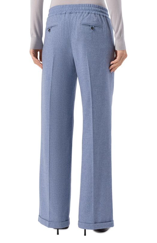 Кашемировые брюки Kiton D56106K0576E01 Синий  D56106K0576E01 Фото 4