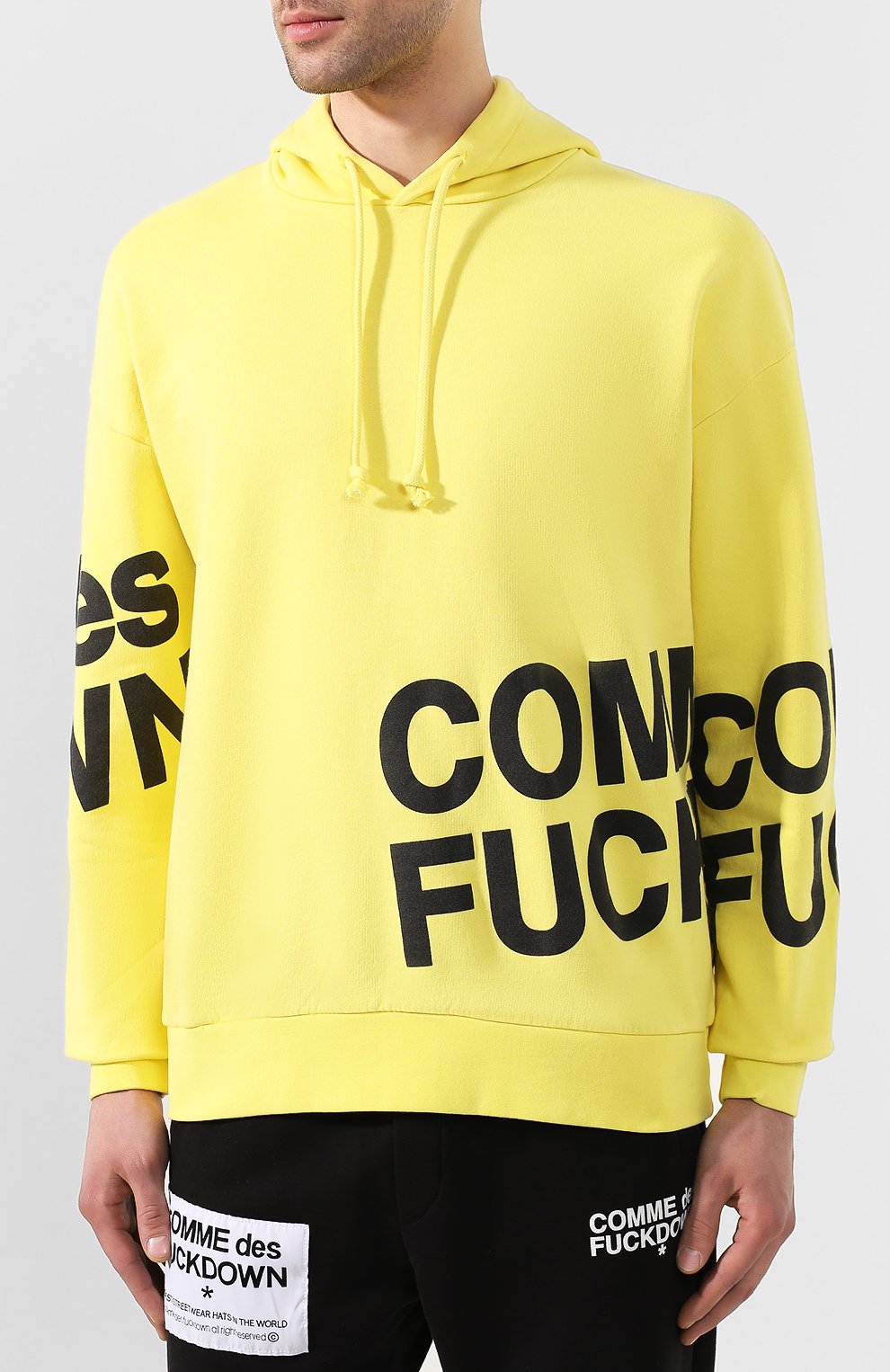 Хлопковое худи COMME DES FUCKDOWN, арт. CDFU362, фото 3