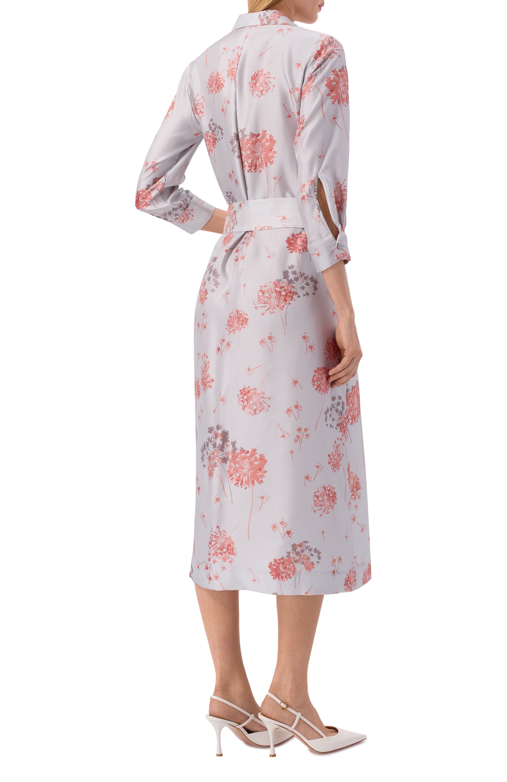 Шелковое платье COLOMBO светло-голубого цвета по цене 331000 руб., арт. AB00355/F/T0666-11-2E, фото 3 Шелковое платье COLOMBO, арт. AB00355/F/T0666-11-2E, фото 3