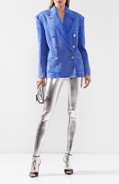 Хлопковый жакет/джинсовый BALMAIN, арт. TF07136/D027, фото 2