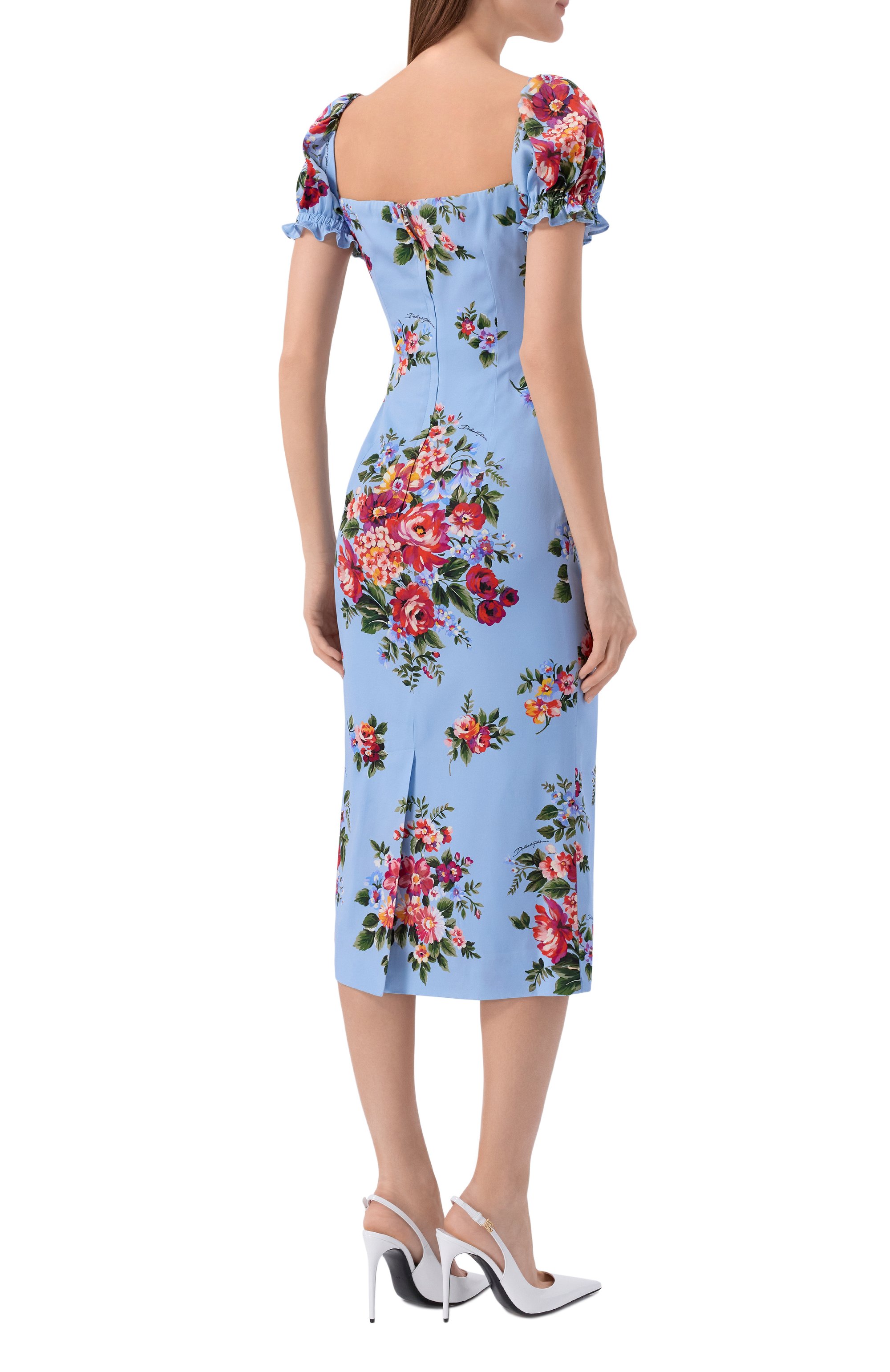 Шелковое платье DOLCE & GABBANA, арт. F612ST/FSA8P, фото 3