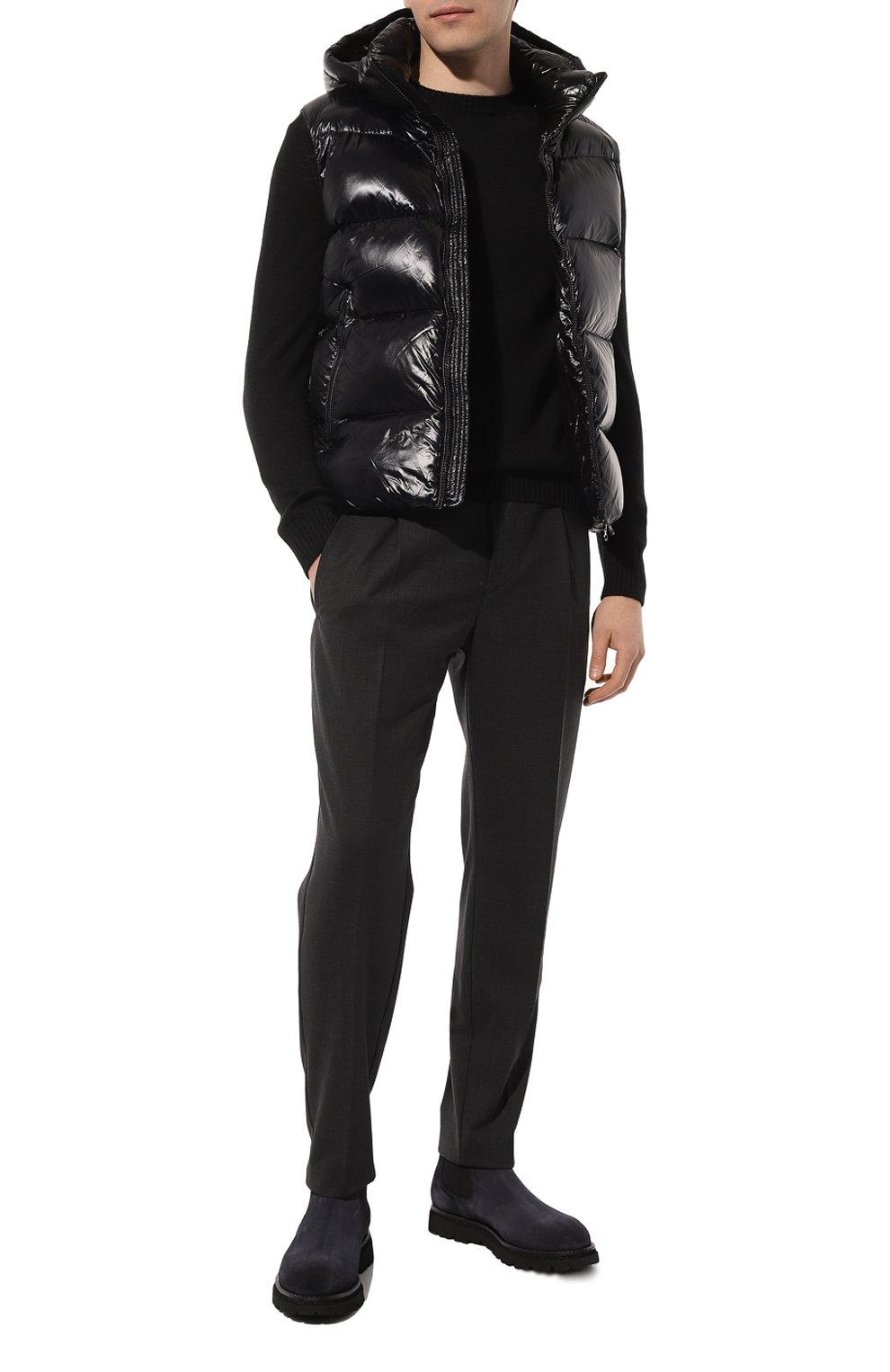 Замшевые челси MVST темно-синего цвета по цене 75650 руб., арт. 0128024.31360500, фото 2 Замшевые челси MVST, арт. 0128024.31360500, фото 2