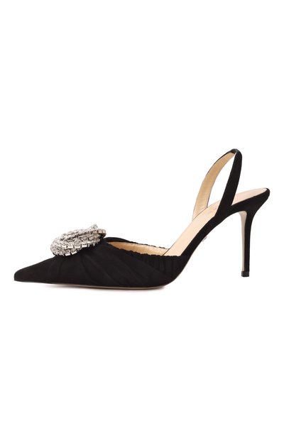 Замшевые туфли galaxy 85 MACH & MACH, арт. FW25-S0821-85-SUE-BLK, фото 4