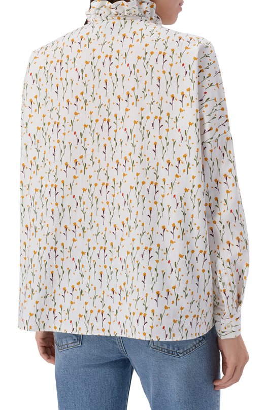 Хлопковая рубашка Academia GAIA/75DM5 Белый  GAIA/75DM5 Фото 4